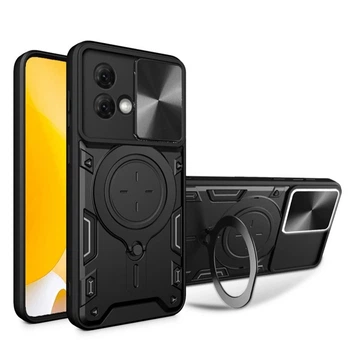 Чехол накладка Omeve Magnetic Ring для Motorola Moto G84 black