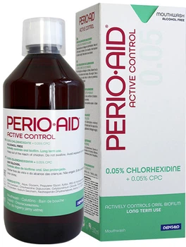 Ополіскувач для ротової порожнини Dentaid Perio-Aid Active Control 500 мл (8427426032859/8427426043053)