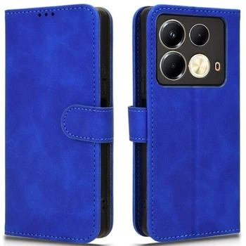 Чехол Deexe Classic Wallet для Infinix Note 40 - Blue