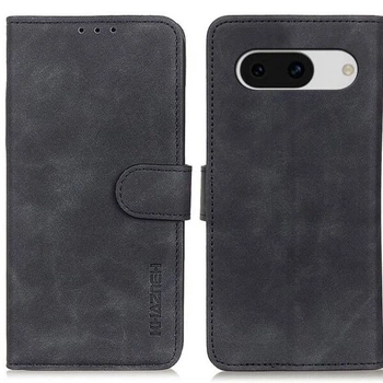 Чохол-книжка з застібкою KHAZNEH Retro Wallet для Google Pixel 8A - Black