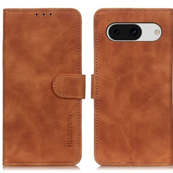 Чохол-книжка з застібкою KHAZNEH Retro Wallet для Google Pixel 8A - Brown