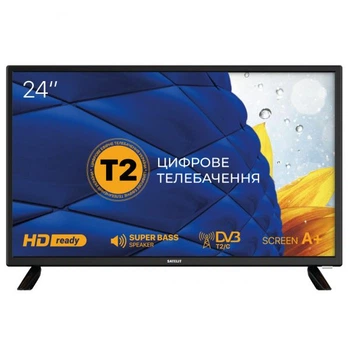Телевізор 24 " Satelit 24h8000t Full hd (1366x768) 2 ТВ-тюнера (аналоговый + цифровой)