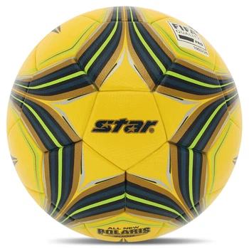 Мяч футбольный STAR ALL NEW POLARIS 3000 FIFA SB145FTB №5 PU Желтый-салатовый