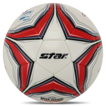 Мяч футбольный STAR NEW POLARIS 1000 FIFA SB375F №5 PU Белый-красный