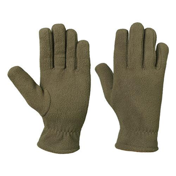 Тактичні перчатки Pro, фліс, розмір L/XL, колір зелений.