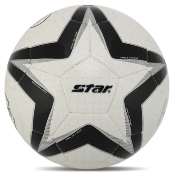 Мяч футбольный STAR POLARIS 101 SB465 №5 PU Белый-черный-серый