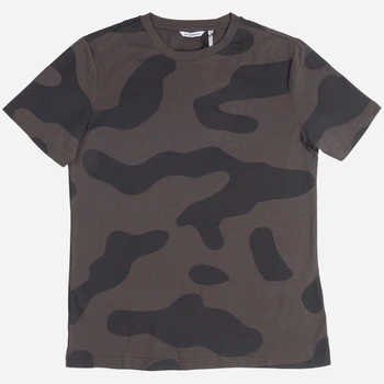 T-shirt męski bawełniany Antony Morato MMKS02201FA100144-4070 S Brązowy (8052136304417)