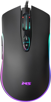 Mysz MS NEMESIS C365 RGB USB Czarny (MSP20049)