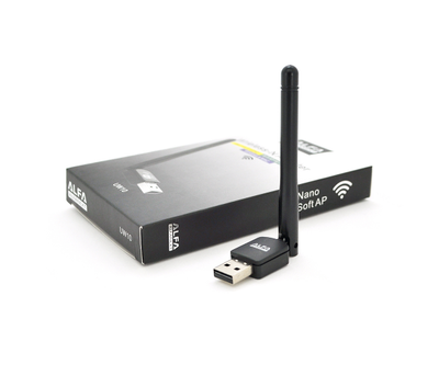 Бездротовий мережевий адаптер з антеною 10см Wi-Fi-USB LV-UW10 -2DB 7601, 802.11 bgn, 150MB, 2.4 GHz, WIN7 - XP - Vista - 2K - MA