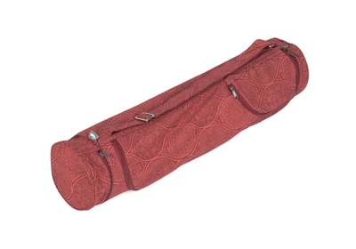 Сумка-чехол для йоги Asana Bag Cotton Mayuri Maharaja Collection Bodhi 60 см темно-красный