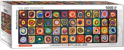 Пазл Eurographics Квадраты с концентрическими кругами 1000 элементов панорамный (6010-5443)