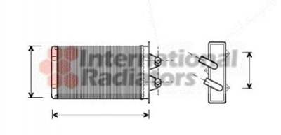 Радіатор печі Van Wezel 17006186 0007685154, 7647938, 7685154
