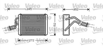 Радиатор печки Valeo 812364 Ford Transit 4042576, 4166487