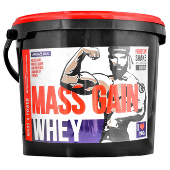 Гейнер Whey Mass Gain 3000 г - Megabol полуниця (5907582338161)