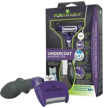 Фурмінатор для котів з короткою шерстю FURminator розмір M-L