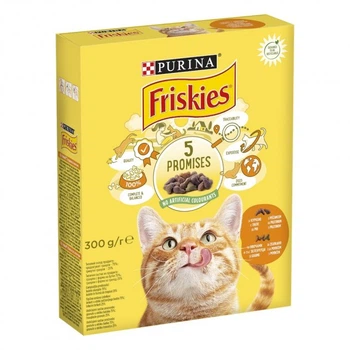 Сухий корм для котів Friskies з куркою та овочами 10 кг