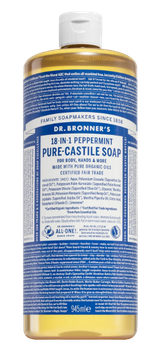 Рідке мило Dr. Bronner's Pure Castile Liquid Soap Peppermint 945 мл (18787243459)