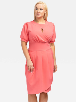 Сукня міді літня жіноча Karko SB150 48 Рожева (5903676072768)