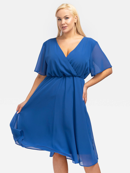 Сукня міді літня жіноча Karko SB272 44 Синя (5903676095767)