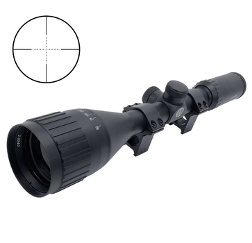 Приціл Hawke Fast Mount 3-9x40 AO Mil Dot + Кільця на Weaver