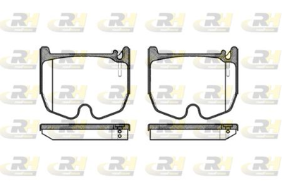 Колодки тормозные дисковые, к-кт. RoadHouse 2992.00