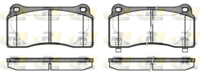 Колодки тормозные дисковые, к-кт. RoadHouse 2983.30