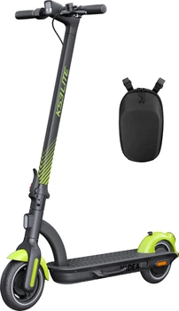 Набір Електросамокат Yadea KS3 Lite Grey/Green + Сумка Xiamen на кермо для електросамоката Xiamen Чорна (PH050604)