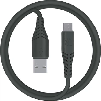 Кабель MAKE MicroUSB to USB-A 2.4 A PVC 1 м Black (MCB-MP1BK)