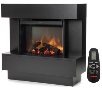 Электрокамин OptiFlame Avalone Черный