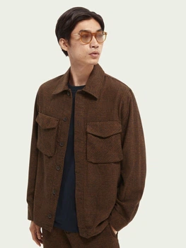 Рубашка Scotch & Soda 163240 S (108538S) Коричневий