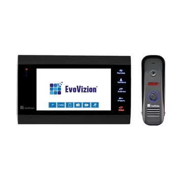 EvoVizion VP-701 Black + DP-04 Комплект домофона