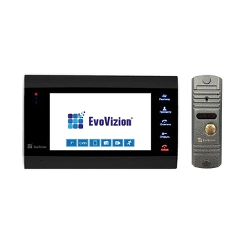 EvoVizion VP-701 Black + DP-03 Silver Комплект домофона