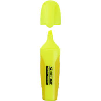 Маркер текстовиділювач Buromax Neon жовтий (BM.8904-08)