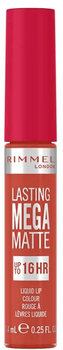 Pomadka w płynie Rimmel Lasting Mega matowa Liquid Lip Colour 920 Scarlet Flames 7.4 ml (3616304350504)