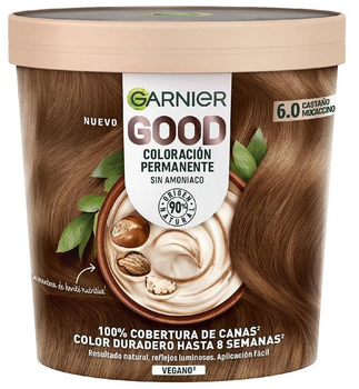 Стійка фарба для волосся Garnier Good 6.0 Chestnut Mocaccino без аміаку 217 мл (3600542518864)