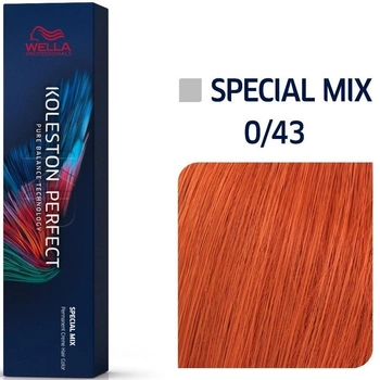 Farba do włosów Wella Professionals Koleston Perfect ME+ Special Mix 0.43 Orange 60 ml (4064666180052)