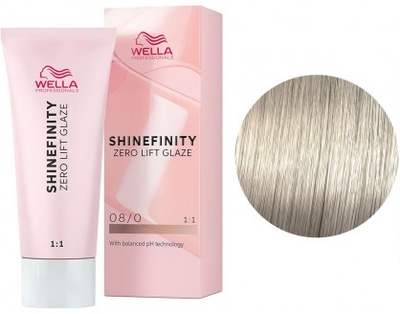 Фарба для волосся Wella Professionals Shinefinity Zero Lift Glaze 08.0 Light Natural Blonde 60 мл (4064666329727)