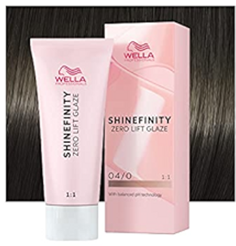 Farba do włosów Wella Professionals Shinefinity Zero Lift Glaze 04.0 Medium Brown Natural 60 ml (4064666329710)