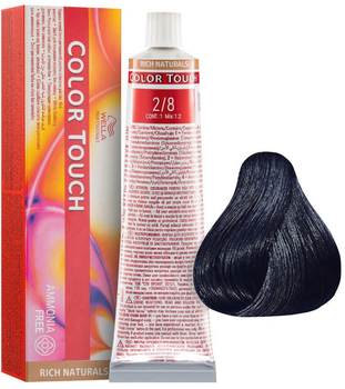 Farba do włosów Wella Professionals Color Touch Rich Naturals 2.8 Blue-Black bez amoniaku 60 ml (4064666220499)