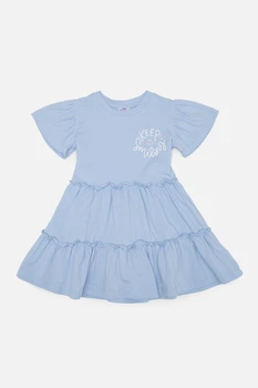 Сукня з коротким рукавом для дівчинки Miss Feriha блакитний 86 ЦБ-00245135