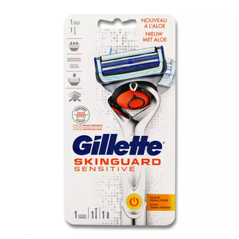 Бритва Gilltette Sensitive Skinguard Power на батарейці (7702018526130)