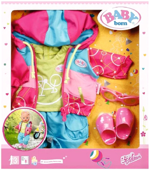 Набір одягу для ляльок Baby Born Play & Fun Biker Outfit 43 см (4001167823705)