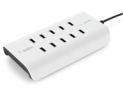 Зарядное устройство станция для зарядки Belkin CHARGER RockStar 10 PORT USB-A 2.4 Amp, 120W