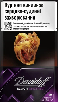 Блок сигарет Davidoff Reach Amethyst х 10 пачек (4030600253397)