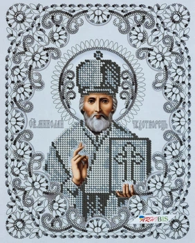 Набор для вышивания бисером иконы ARHIBIS Святой Николай 23х19 см (А4Р_623)