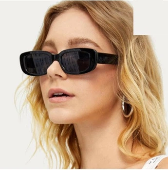 Вузькі сонцезахисні окуляри ретро сонцезахисні окуляри Honey Fashion Accessories чорний (4-76)