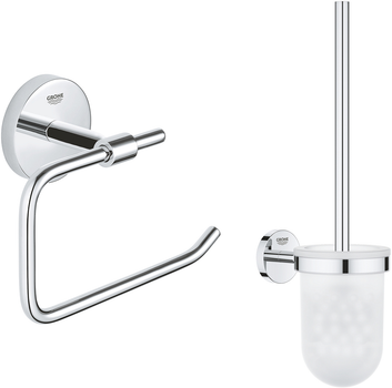 Комплект Держатель для туалетной бумаги GROHE Start Cosmopolitan 41165000 + ёршик для унитаза GROHE Start Cosmopolitan 41169000