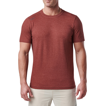 Футболка тактична потовідвідна 5.11 Tactical PT-R Charge Short Sleeve Top 2.0 Spartan Heather S (82128-621)