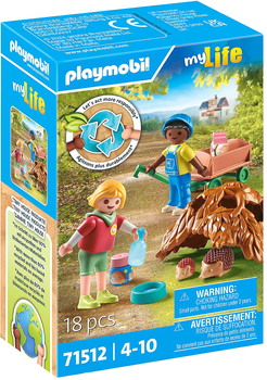 Zestaw figurek Playmobil My Life Care of The Hedgehog Family z akcesoriami 18 elementów (4008789715128)