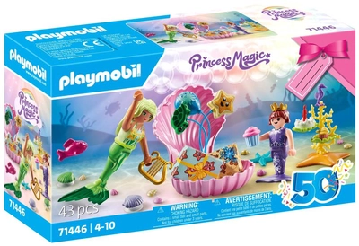 Zestaw figurek Playmobil Princess Magic Mermaid Birthday z akcesoriami 43 elementy (4008789714466)